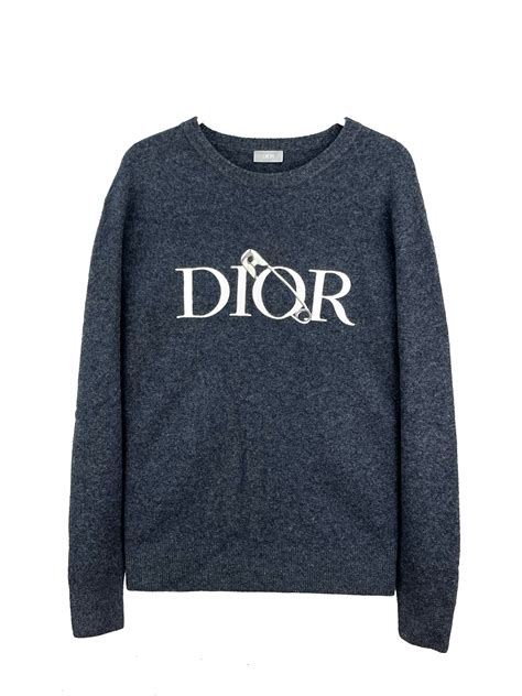 dior and judy blame sweater|DIOR AND JUDY BLAME Sweater Navy Blue Wool Jersey.